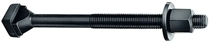 Saisonangebot T-Nutenschraube DIN 787 T-Nut 14mm M12 L.80mm Güte 10.9 m.Mutter u.Scheibe AMF