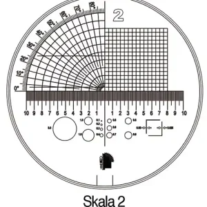 Messskala Tech-Line Skala-D.25/2,5mm Duo-Skala 2 SCHWEIZER Bestseller