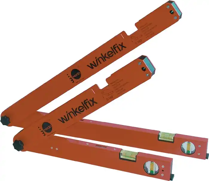 Neu Im Sortiment Winkelmessgerät Winkelfix Messber.0-180Grad Schenkel-L.60cm NEDO