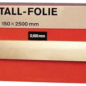 Neue Kollektion Metallfolie D.0,300mm MS MS63 L.2500mm B.150mm RECORD