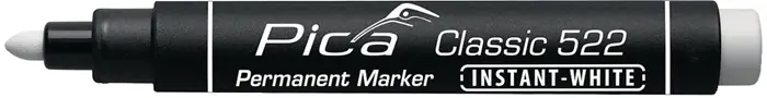 Permanentmarker INSTANT WHITE weiß Strich-B.1-4mm Marker PICA VE: 10 Stück Rabatt