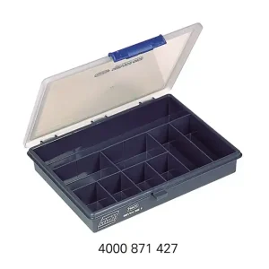 Sortimentskasten B240xT195xH43mm 9 Fächer transp.dunkelblau RAACO Direktkauf