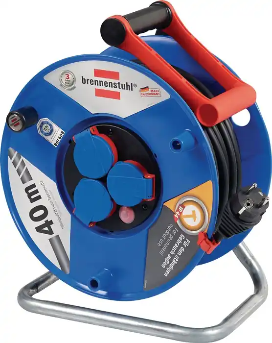 Kabeltrommel Garant 40m H07RN-F 3x1,5mm² 290mm 3 Schutzkon.steckd. Sofort Bestellen