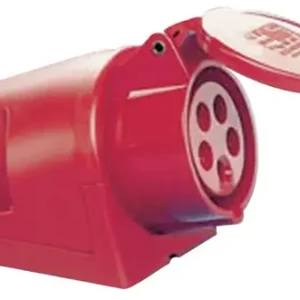 CEE-Wanddose 32 A 400 V Steckerst.6 h m.Klappdeckel IP44 JÄGER DIREKT Direktkauf