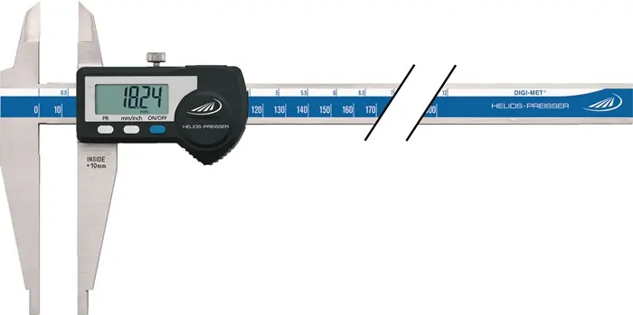 Werkstattmessschieber DIN862 DIGI MET® 500mm dig. m. Spitzen H.PREISSER Billig
