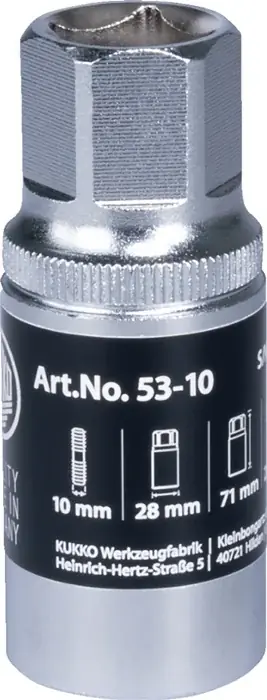 Stehbolzenausdreher 53-8 f.Bolzen-D.8mm Körper-D.25mm L.60mm KUKKO Top-Angebot