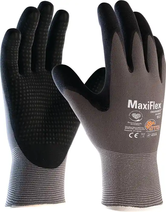 Handschuhe MaxiFlex® Endurance™ 34-844 Gr.7 grau/schwarz Nyl.m.Nitrilschaum VE: 12 Paare Günstig