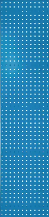 Neu Lochplatte B450xL2000mm himmelblau RASTERPLAN
