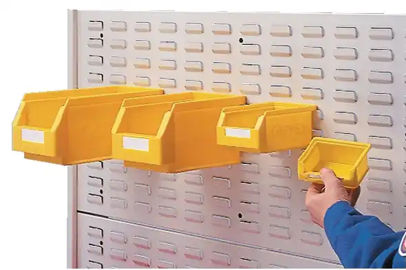 Mega-Angebot Schlitzplatte B500xL450mm lichtgrau Breitformat RASTERPLAN