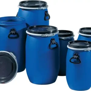 Schneller Versand Weithalsfass 30l PE blau 2 Tragegriffe Einfüllöffnung-D.255mm GRAF
