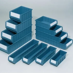 Billig Regalkasten L600xB234xH140mm blau PP VE: 6 Stück