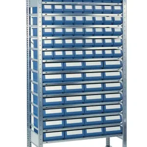 Steckregal H2000xB1000xT500mm Anbauregal 14 Stahlböden 56 x 7,28 x 8 Sichere Zahlung