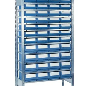 Steckregal H2000xB1000xT500mm Anbauregal 12 Stahlböden 32 x 8,16 x 9 Neue Kollektion