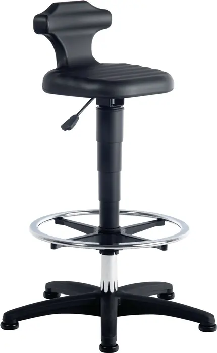 Sitz-/Stehstuhl Flex Integralschaum Sitz-H.510-780mm m.Fußring BIMOS Günstig