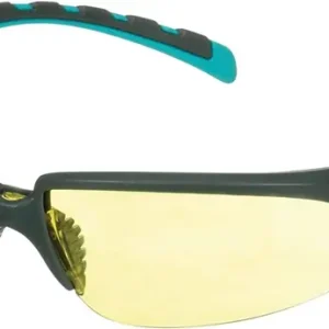 Schutzbrille S2003SGAF-BGR-EU EN 166 EN170 EN 172 Bügel grau/türkis,Scheibe gelb Günstig