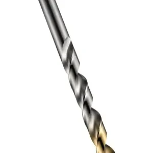 Spiralbohrer DIN 338 TypN A002 D.25/64 " HSS profilgeschl.Blank/TiN Zyl.schaft VE: 10 Stück Echt