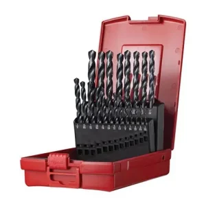 Sale Spiralbohrersatz A190 DIN 338 TypN D.1/16-3/8 "x1/64 " HSS 21tlg.Ku.-Kass.DORMER