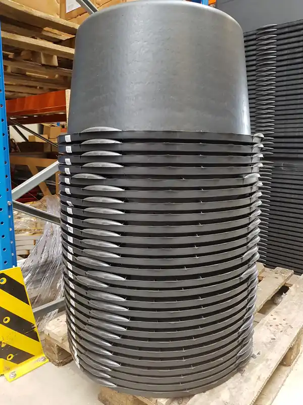Bestseller Mörtelkübel schwarz 65 Liter