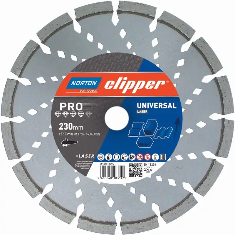 Nur Für Kurze Zeit Norton Clipper Diamantscheibe Pro Universal Laser