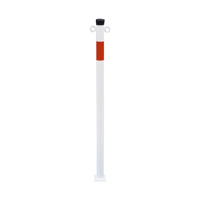 Absperrpfosten Stahlrohr Ø 42 mm, 1300 mm, ortsfest, Dübelbefestigung Sonderaktion