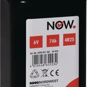 NOW® Blockbatterie Zink - Mangan Basis 6V / 7Ah 4R25 - einschließlich Entsorgung Angebot