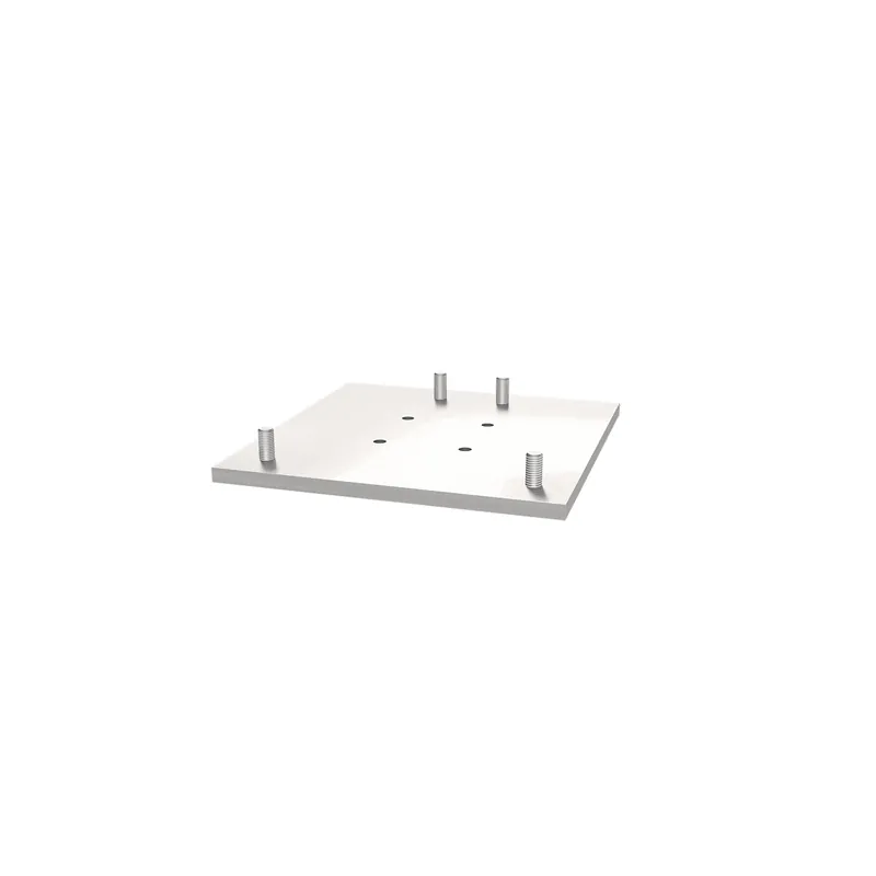 Adapterplatte für Gitterrohrmast und Beton-Aufstellvorrichtung Bestseller