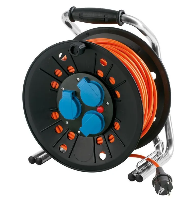 TOP-LINE Kabeltrommel, 230 V, 50m Schnäppchen