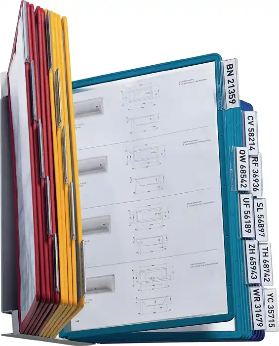 Geprüft Wandhalter 20 Sichttafeln m.Profilrahmenf.DURABLE