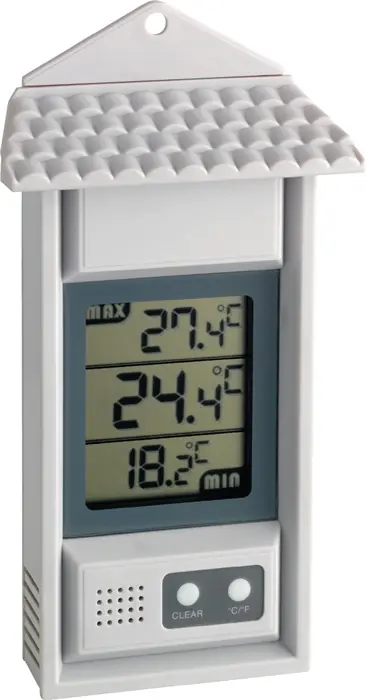 Thermometer Messber.-20 b.70GradC H150xB80xT29mm Ku.TFA Meistverkauft