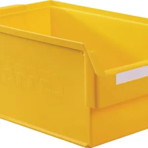 Letzte Chance Sichtlagerkasten L500xB300xH250mm PE gelb RASTERPLAN