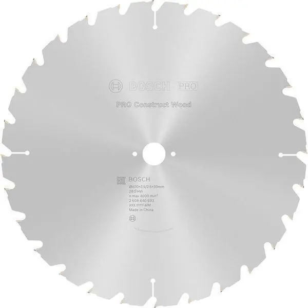 Kreissägeblatt Construct Wood AD 400mm Z.28 HB Schnitt-B.3,5mm Knallerangebot