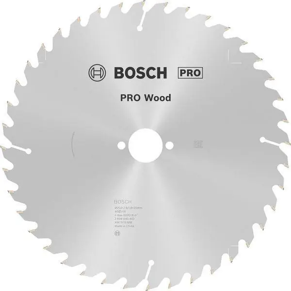 Bestseller Kreissägeblatt PRO Wood AD 254mm Z.40 WZ Bohr.30mm Schnitt-B.2,8mm HM BOSCH