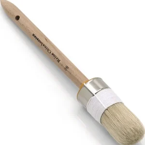 Neue Kollektion Ringpinsel Gr.2 Borsten-L.70mm 20mm helle Chinaborste roh.Holzstiel NÖLLE VE: 12 Stück