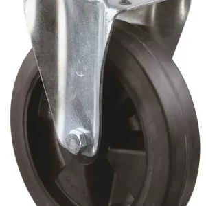 Bockrolle D.160mm Trgf.300kg Elastikgummi Platte L135xB110mm BS ROLLEN Beliebt