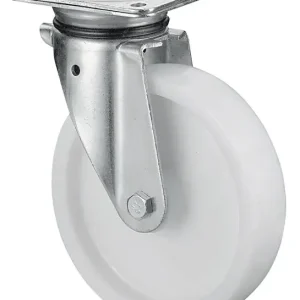 Mega-Angebot Schwerlast-Lenkrolle D.150mm Trgf.600kg Ku.Platte L138xB110mm BS ROLLEN