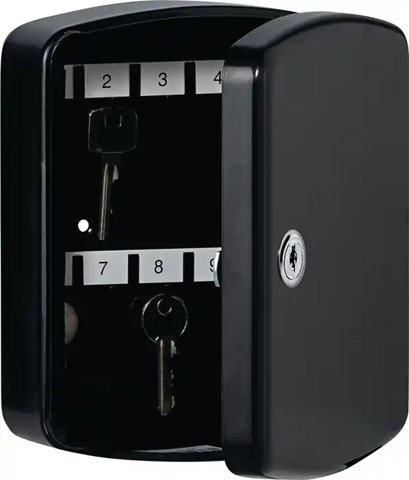 Schlüsselbox Key Box H255xB200xT75mm weiß Stahlbl.Anz.Hak.24 BURG-WÄCHTER Saisonangebot