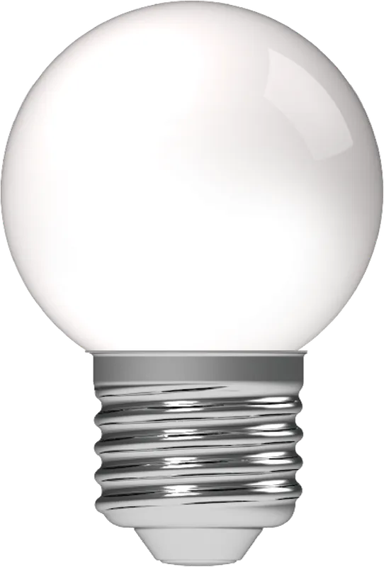 Led SMD Leuchtmittel - Globe G45 E27 1W 40lm 2700K Opal 270° Nur Heute