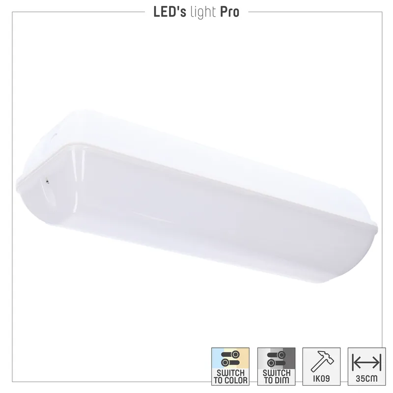 Billig Led Wannenleuchte Strip - 1x11W 30cm 1000lm CCT IP65