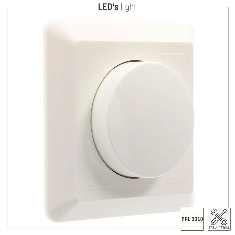 Top-Preis Dimmer Knob - 8.5 x 8.5cm - Weiß