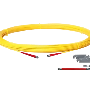 Runpotec Ersatzglasfaserstab GF3 Ø 3 mm - 20 m Kabeleinziehwerkzeug für Rohrdm 10-50 mm Sichere Zahlung