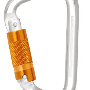 Kratos Safety Aluminiumkarabiner mit dreifach wirkendem Automatikverschluss Geprüft