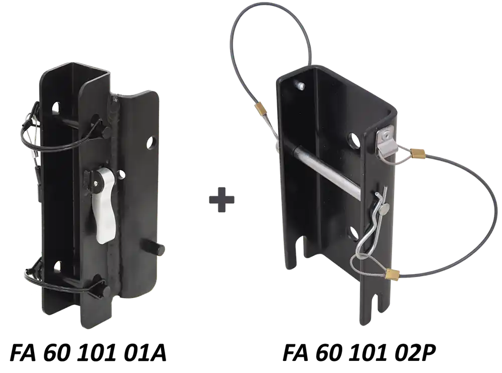 Kratos Safety Universal Adapterplattenset zur Montage der Arbeits - und Rettungswinde auf Dreibein mit Umlenkrollen-Doppel Finale Aktion