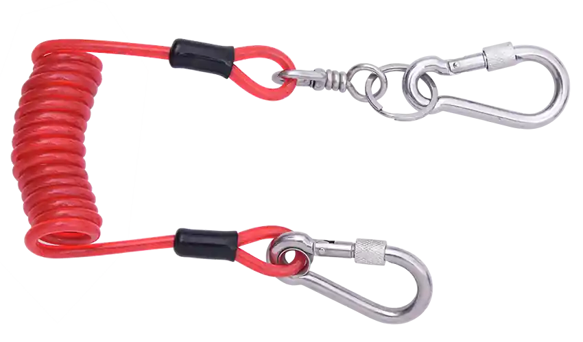 Kratos Safety 9000109 Werkzeug-Spiralband mit integrierten Karabinern zum Verbinden von Werkzeugen Preisreduziert
