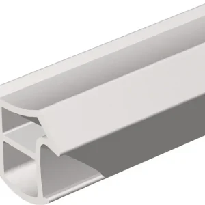 Türanschlagdg.K2154 L.5,2m z.Einstecken W-PVC blk weiß ELLEN Zertifiziert