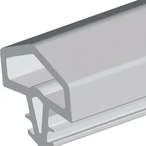 Türanschlagdg.0680 L.5m z.Einfräsen PVC blk braun ELLEN Ausverkauf