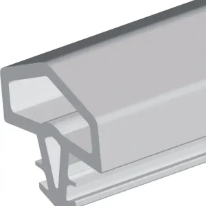 Türanschlagdg.0680 L.5m z.Einfräsen PVC blk transp.ELLEN Preisknaller