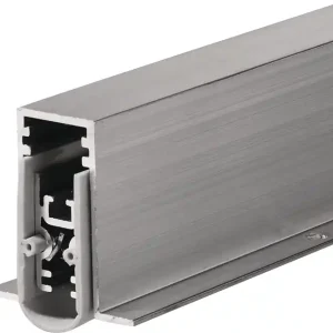 Türdichtung EllenMatic Soundproof Omega 1 stg.L.958mm B.15mm Alu.blk silber Preisreduziert