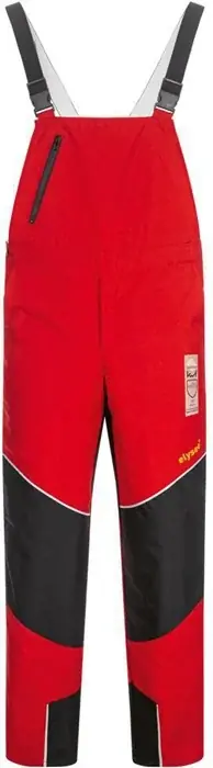 Schnittschutzlatzhose SPEIERLING Gr.58 rot/schwarz/gelb ELYSEE Geprüft