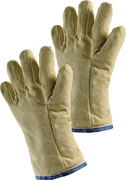 Hitzeschutzhandschuhe 5-Fingerhandschuh 10 gelb Aramidgewebe m.Baumwollschlinge Jetzt Kaufen
