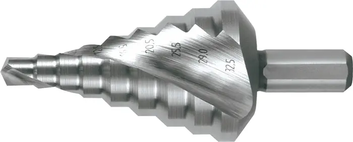 Nur Heute Stufenbohrer Bohrber.6,5-32,5mm HSS Spiralnut Z.2 Stufen 9 RUKO